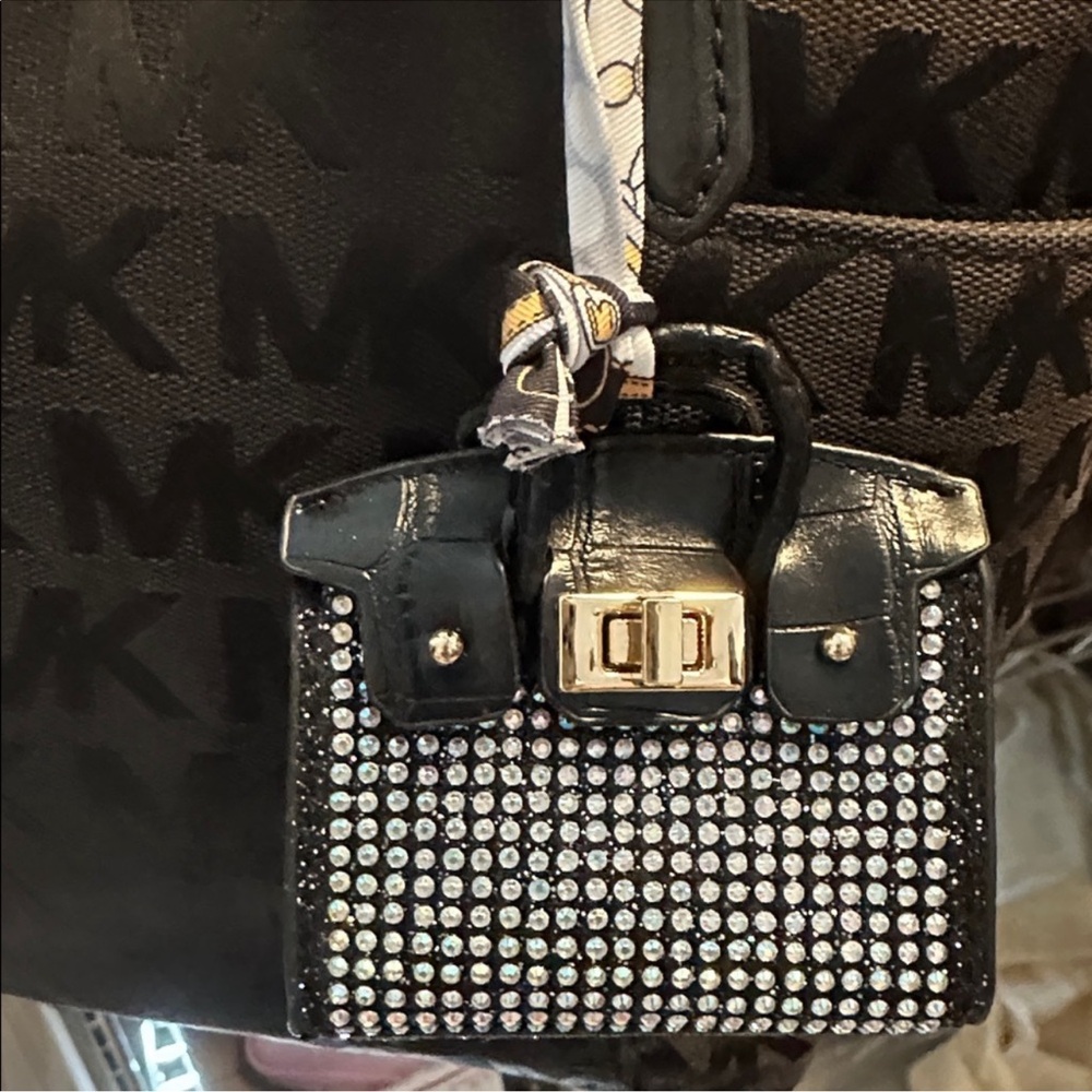 Glamorous Rhinestone Mini Handbag Bag Charms- Red, Pink, Black ❤️🩷🖤 - Picture 7 of 16
